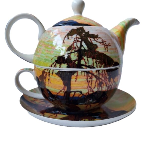 Tom Thomson Jack Pine Tea-For-One Set - Picture 2 of 11